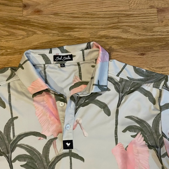 Bad Birdie Flamingo Low Golf Polo Men xl - Picture 5 of 14